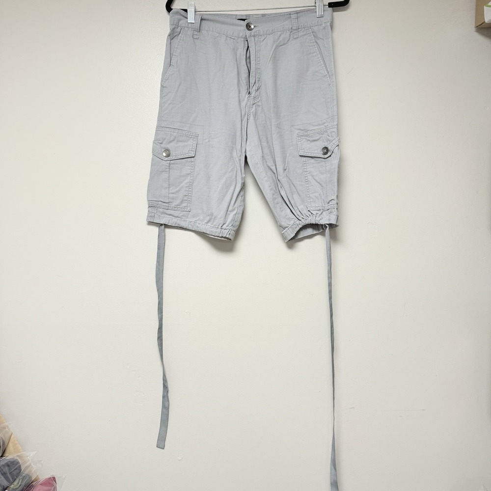 Southpole Mens Cargo Shorts Gray Size 30 Authentic Collection Utility Pockets